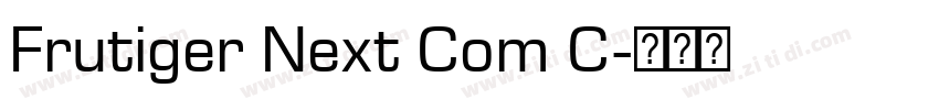 Frutiger Next Com C字体转换